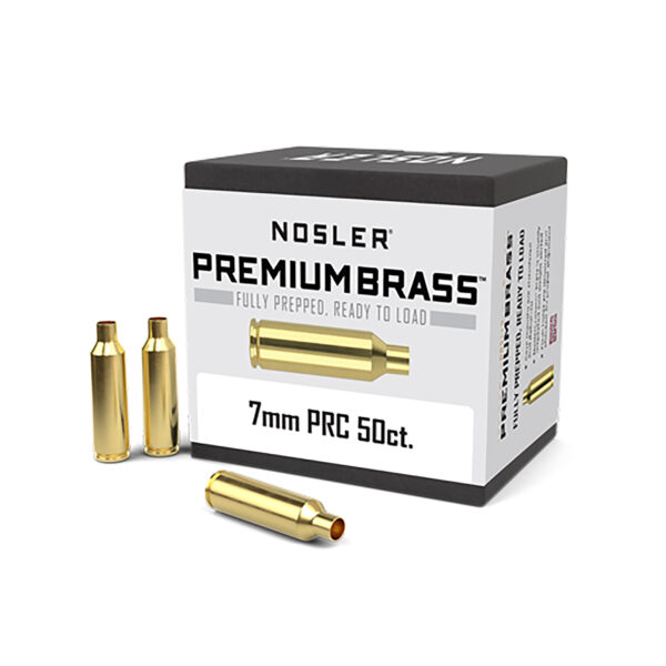 Nosler 7mm PRC Unprimed Rifle Brass, 50-Count