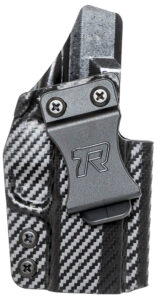 Rounded Gear GLKG43CFRHVAR Kydex IWB Black Kydex Fits Glock 43 Belt Clip Right Hand