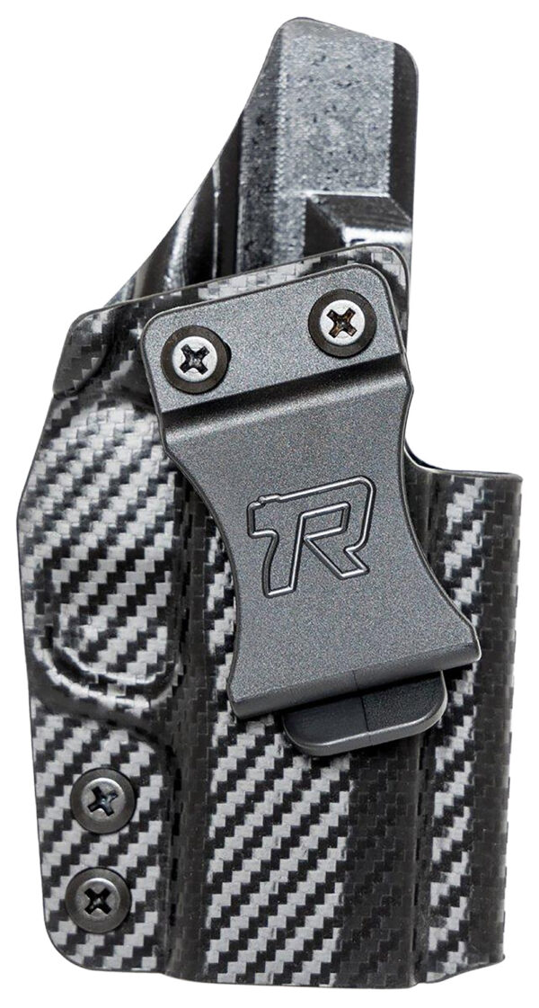 Rounded Gear SSRP365XMACROCFRHVAR Kydex IWB Black Kydex Fits Sig P365 X Macro Belt Clip Right Hand