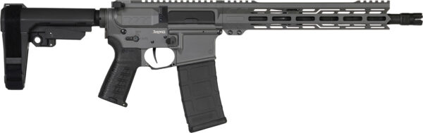 CMMG 30AB20FTNG Banshee MK4 300 Blackout 30+1 12.50" Black Nitride Medium Taper Threaded Barrel, EML 7" M-LOK Handguards, Tungsten Cerakote Aluminum Picatinny Rail Receiver, CMMG Zeroed Grips