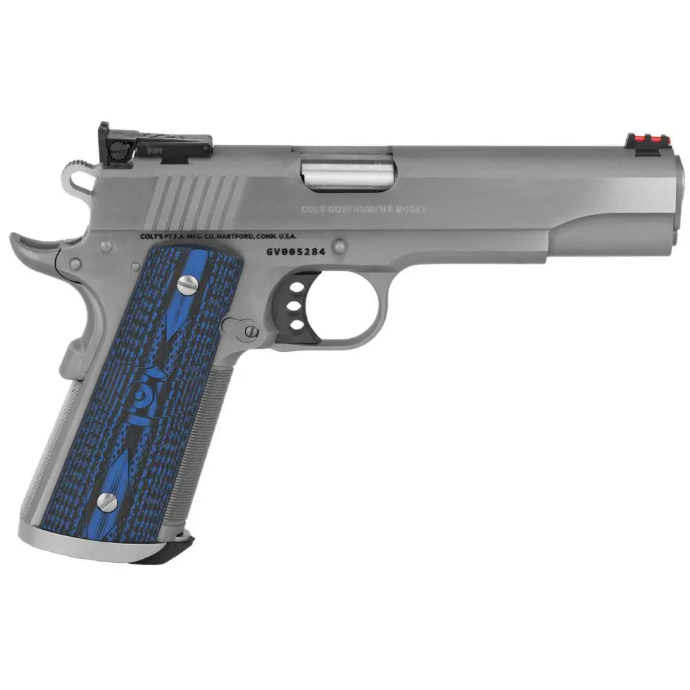 Colt 1911 Gold Cup Trophy Pistol, .38 Super, 5-Inch, Stainless