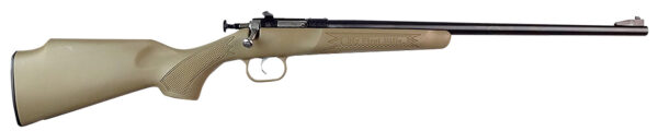 Crickett KSA235 My First Rifle 22 S/L/LR Single Shot 16.10" Blued Barrel & Receiver, Desert Tan Synthetic Fixed Stock