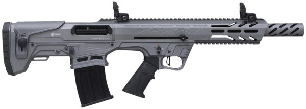 Citadel FRPS1218TG Pup Scout 12 Gauge Semi-Auto 3" 5+1 18.50" Gray Steel Barrel, Picatinny Rail Aluminum Receiver, Picatinny Handguards, Gray Adj Cheek Riser Synthetic Stock, Black Polymer Grip