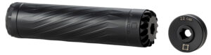 Anechoic X223B Anechox 223L 223/5.56NATO/22-250Swift/223WSSM 1.62" Black Titanium/Stainless Steel 1/2"x28