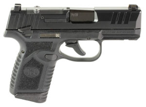 FN 66101422 Reflex MRD 9mm Luger 10+1 3.30" Micro-Compact Frame Black PVD Optic Ready/Serrated Steel Slide w/Picatinny Rail Black Stippled Grip Ambidextrous