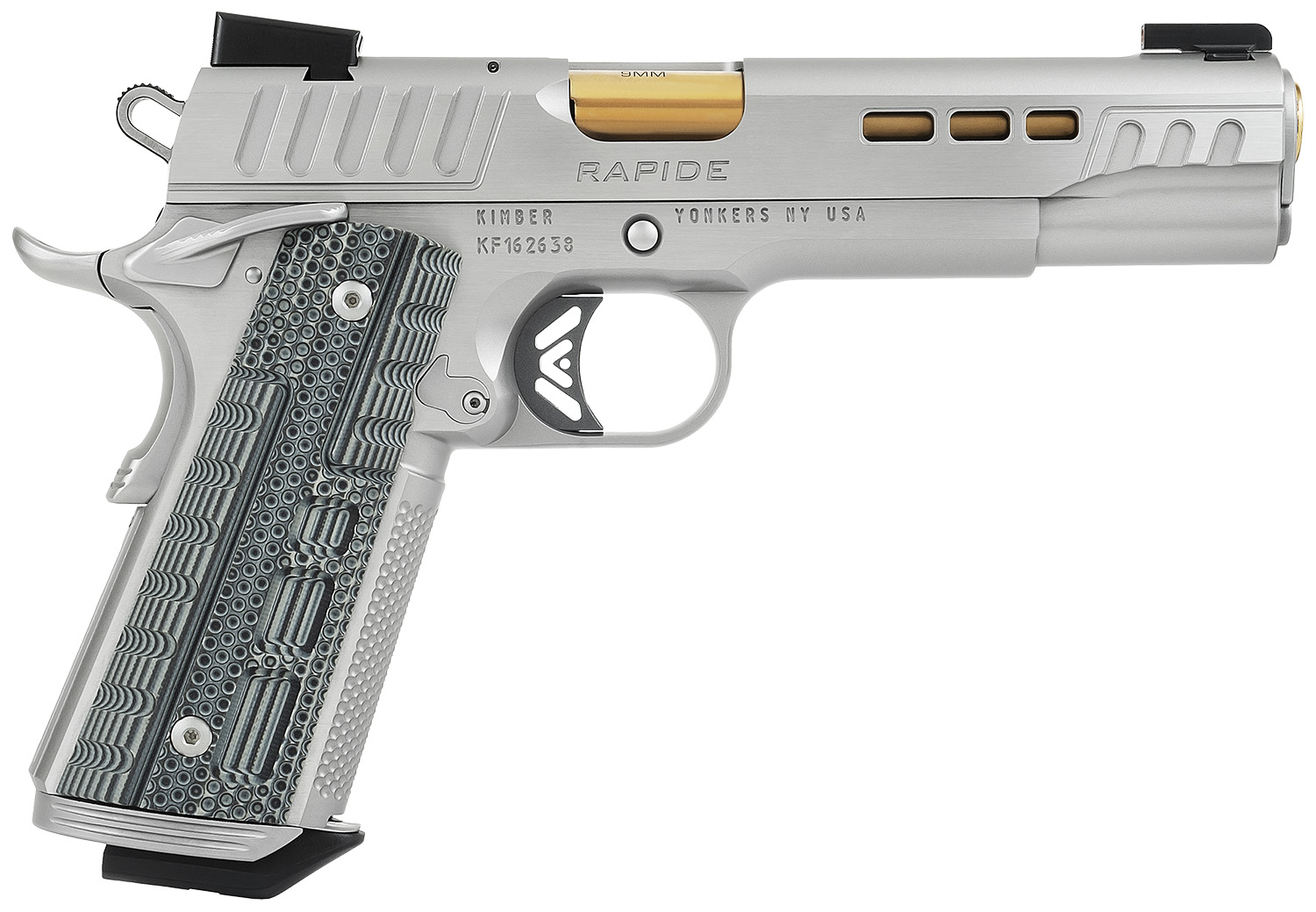 Kimber Rapide Dawn Pistol, 9mm, CA/MA Compliant, Gray/Black