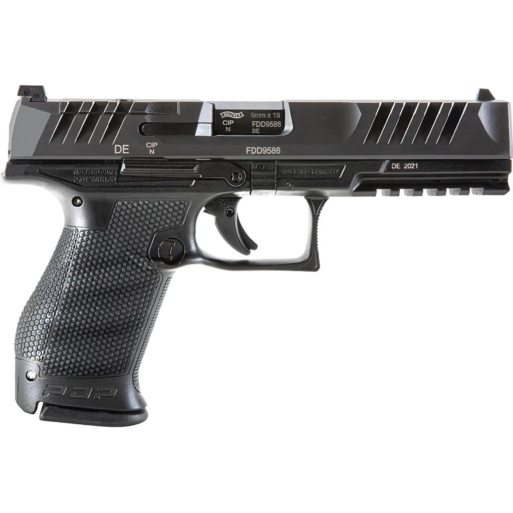 Walther PDP Compact Pistol, 9mm, Optic Ready, Black