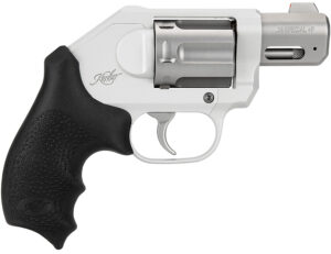 Kimber Mfg, Inc 3400034 K6XS Small 38 Special +P 6 Shot 2" Glass Bead Stainless Steel Barrel, Silver KimPro II Aluminum Frame, Black Hogue Rubber Grip, Concealed Hammer