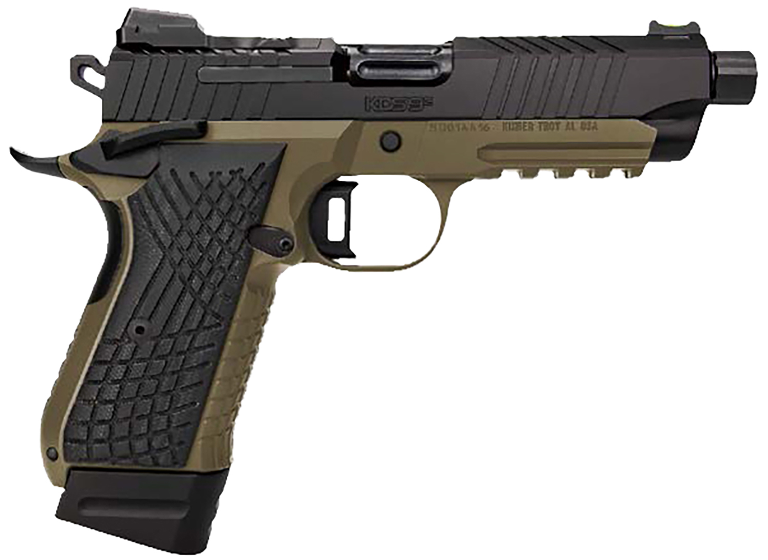 Kimber KDS9c TFS Pistol, 9mm, Threaded, FDE/Black