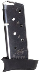 Kimber Mfg, Inc 4000905 Micro 9 w/ Hogue Grip Extender 7rd Extended 9mm Luger Stainless
