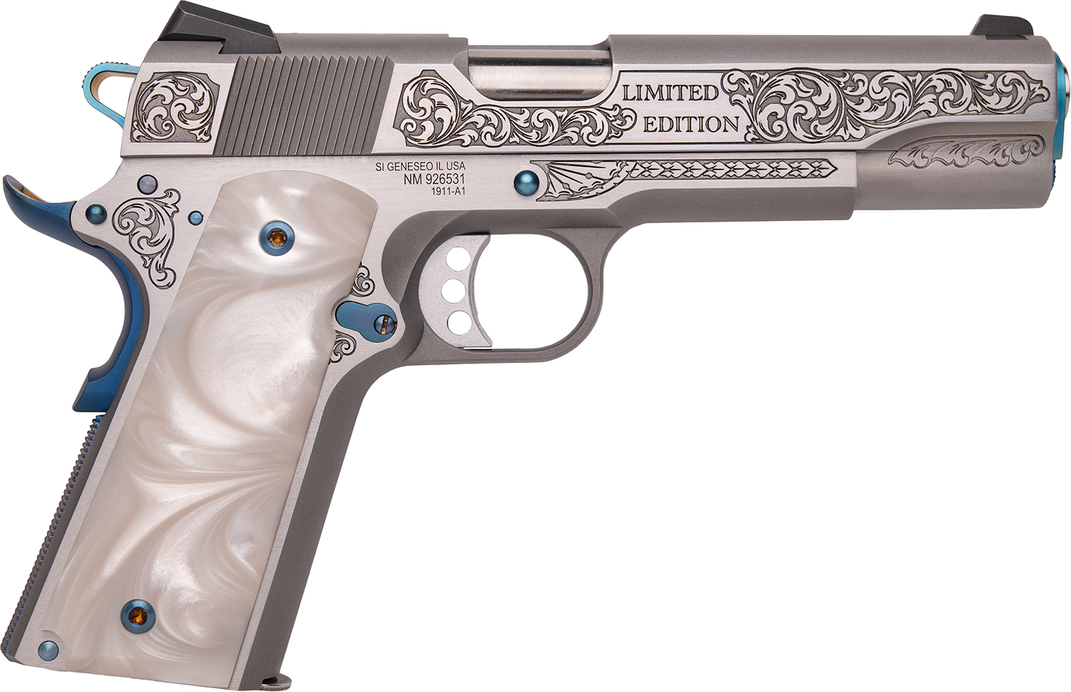 CNC Firearms Texas BBQ Limited Edition 1911 Pistol, .45 ACP