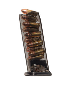 ETS Group SMKGLK43X 10rd 9mm Fits Glock 43X Smoke Polymer
