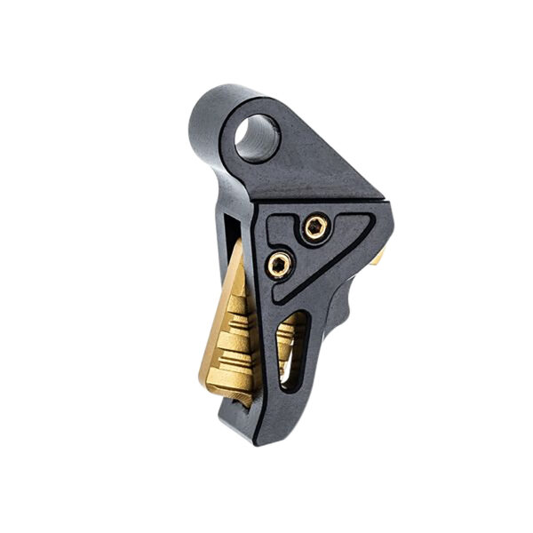 Tyrant CNC TDHCATTRIGBLK/GOLD I.T.T.S Black Fits Springfield Hellcat Pro