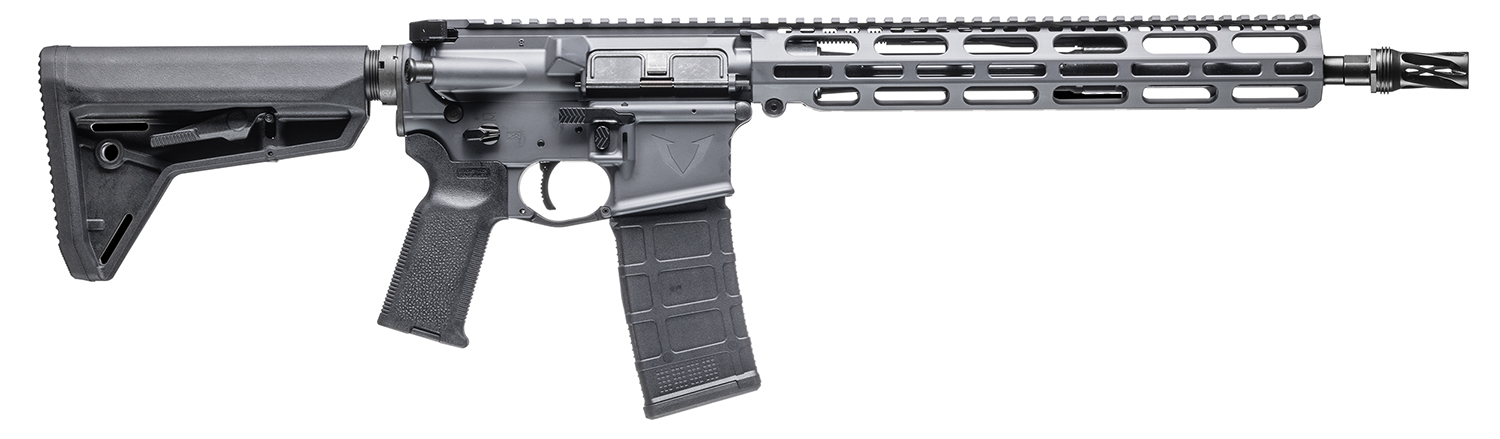 171403.jpg Vktr Industries V31100916622 VK-1PW 5.56 13.70" Sniper Gray Cerakote Low Profile M-LOK Handguard Magpul SL Black Magpul K2 Grip