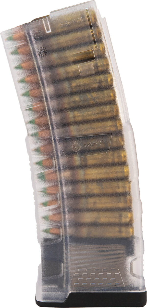 Mission First Tactical 30-Round .223 Rem/5.56 NATO Magazine, Translucent Clear