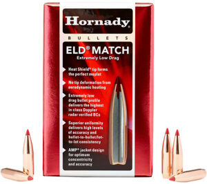 Hornady 245301 6mm .243 109gr Extremely Low Drag-Match 500 Per Box/6 Case