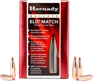 Hornady ELD Match Bullets, 6.5mm/.264 Caliber, 140 gr, 500