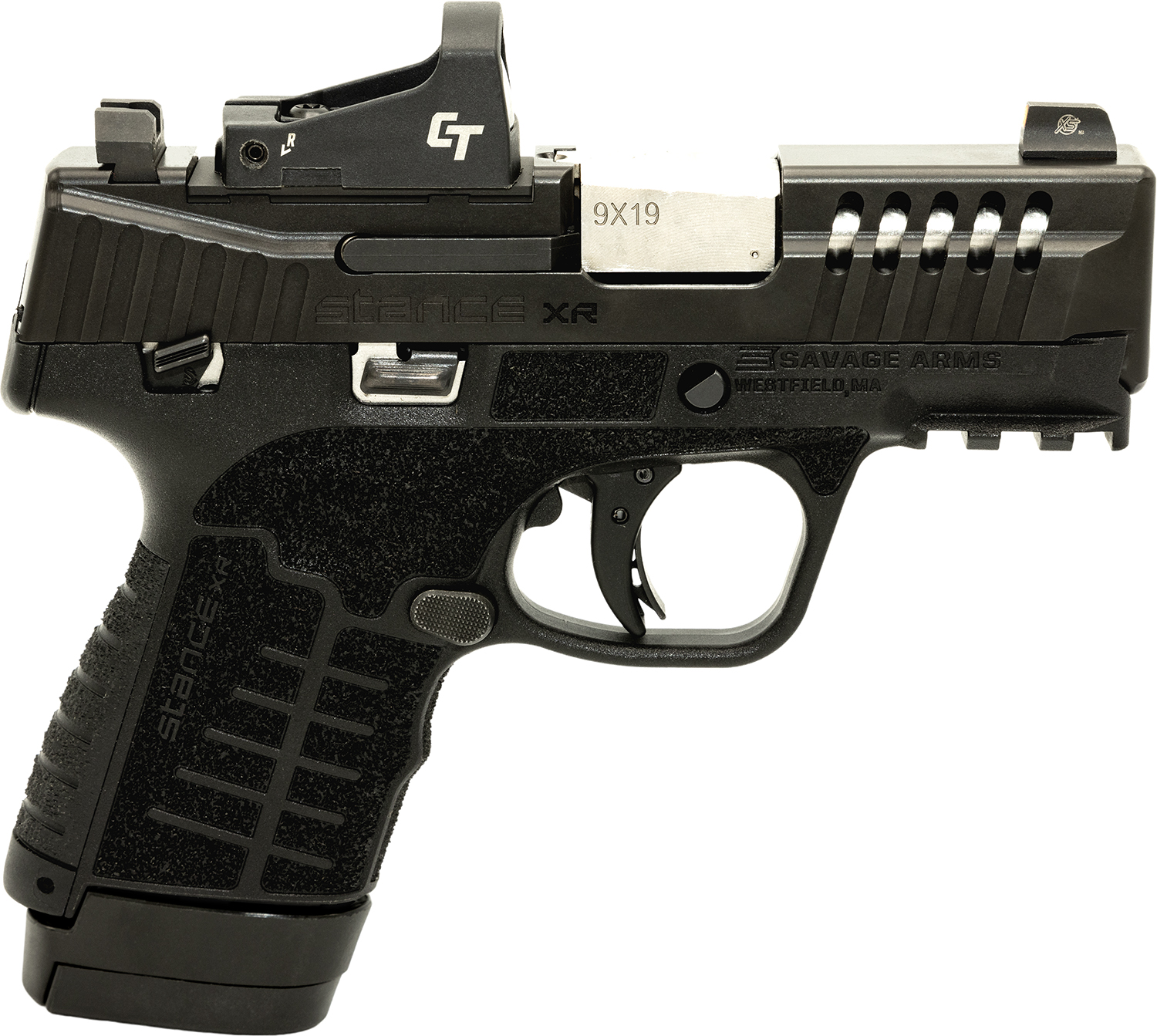 Savage Stance XR Pistol, 9mm, 3.2-Inch, Manual Safety, Ambidextrous, 13-Round