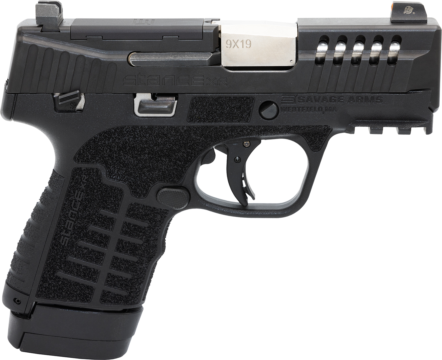 Savage Stance XR Pistol, 9mm, 3.2-Inch Barrel, Night Sights, 13-Round