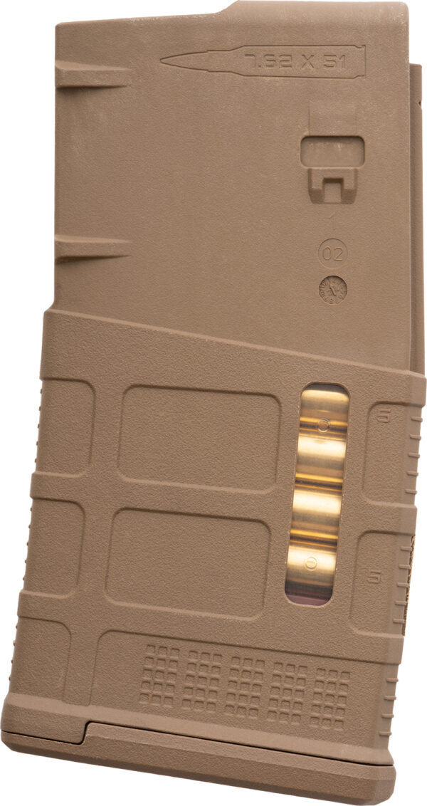Magpul PMAG 20 LR/SR GEN M3 .308/7.62 NATO Magazine, Flat Dark Earth