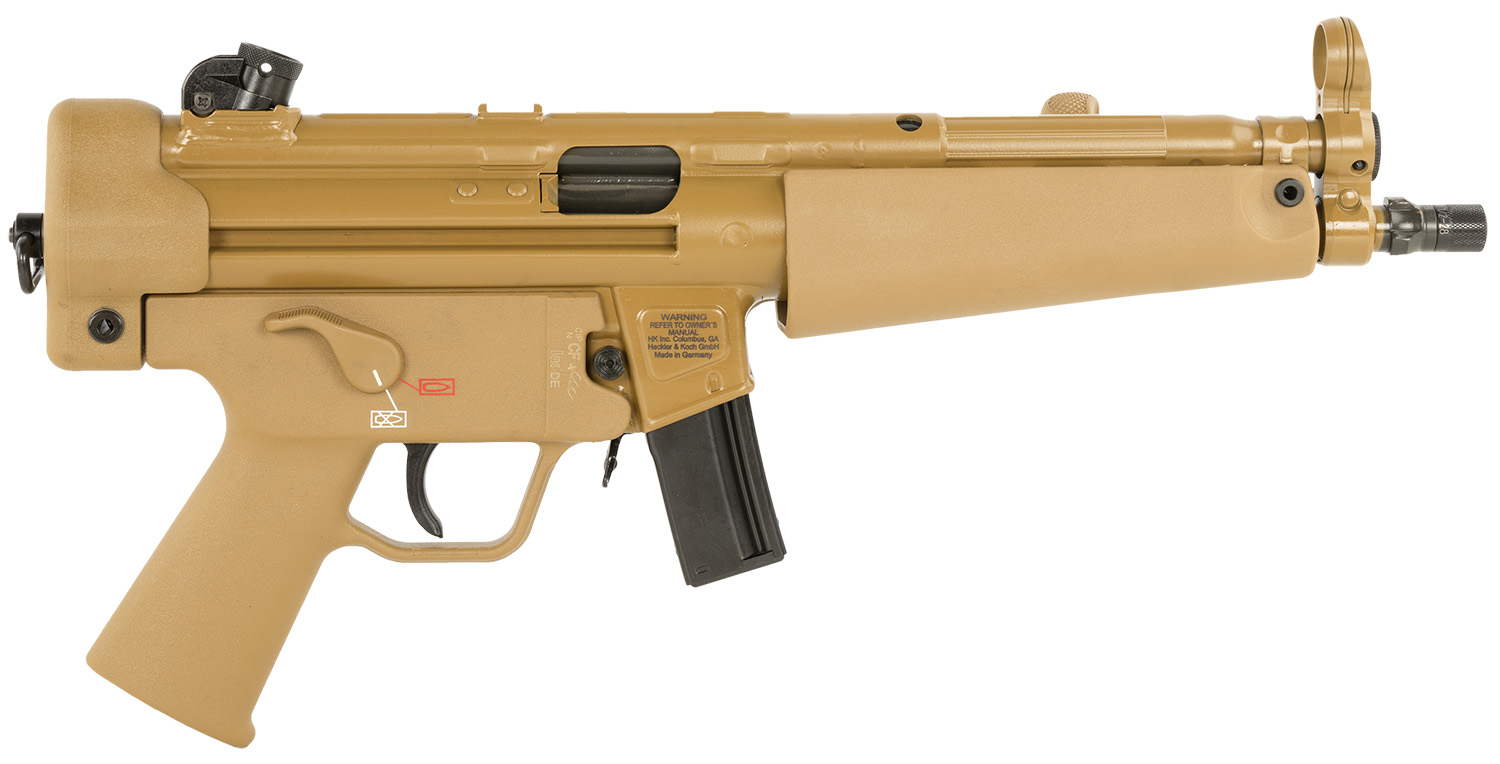H&K SP5 Pistol, 9mm, 8.86-Inch Barrel, FDE