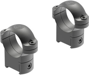 Leupold RM CZ 527 1" Medium Matte 1-inch scope rings, forged steel, matte black