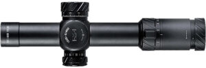 Meprolight USA 901245701 MVO Matte Black Anodized 1-8x28mm 34mm Tube, Illuminated M1 MRAD Etched Green/Red Reticle