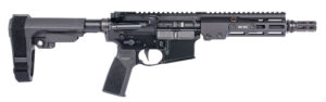Geissele Automatics 08-518B Super Duty Mod 1 300 Blackout 8" Black Threaded Barrel, Black Aluminum Receiver w/Picatinny Rail, Synthetic SB Tactical SBA3 Brace, Black A17 Grip