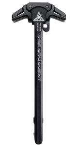 Rise Armament RA220BLK Charging Handle AR-15 Black Anodized Aluminum Ambidextrous Hand