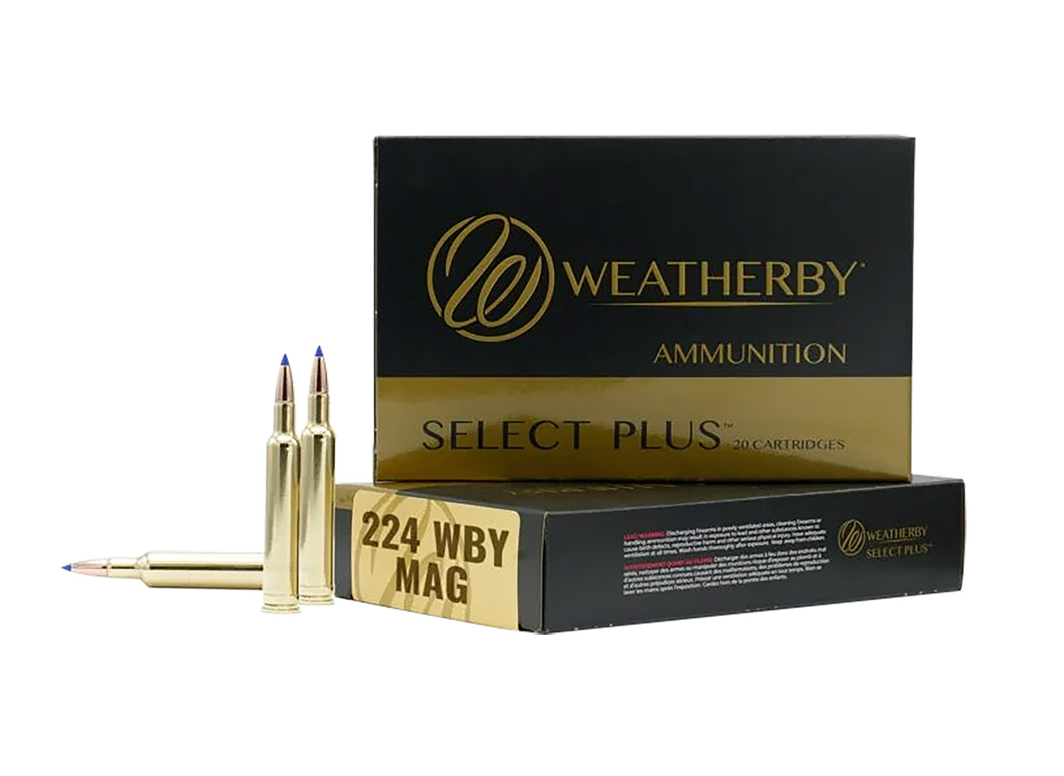 177681.jpg Weatherby M22437HCB 224WthbyMag 37gr Hammer Custom 20 Per Box/10 Case