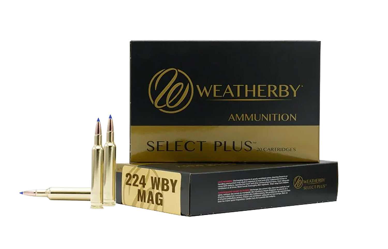 177683.jpg Weatherby R224805FBT 224WthbyMag 80.5gr 20 Per Box/10 Case