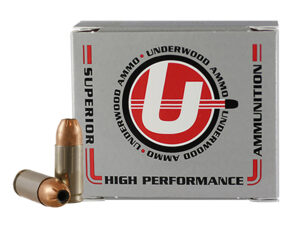 Underwood Ammo 139 9mm+P 147gr Jacketed Hollow Point 20 Per Box/10 Case