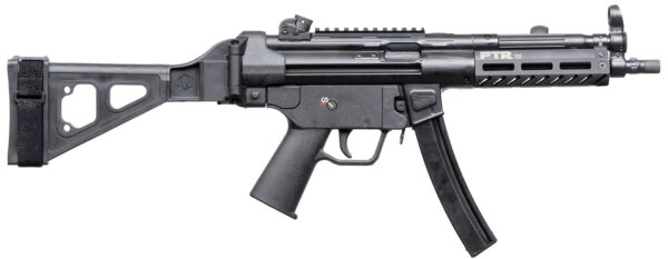 PTR 9CT BR 9mm Luger 30+1 8.86" Black Nitride 3-Lug Threaded Barrel, M-LOK Handguard, Black Parkerized Aluminum Picatinny Rail Receiver, SB Tactical Brace