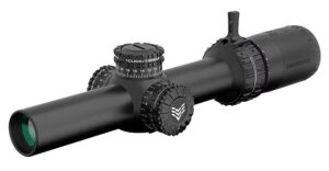 Swampfox Optics ARH11024RL Arrowhead Black 1-10x24mm 30mm Tube Guerrilla Dot MIL Red Reticle