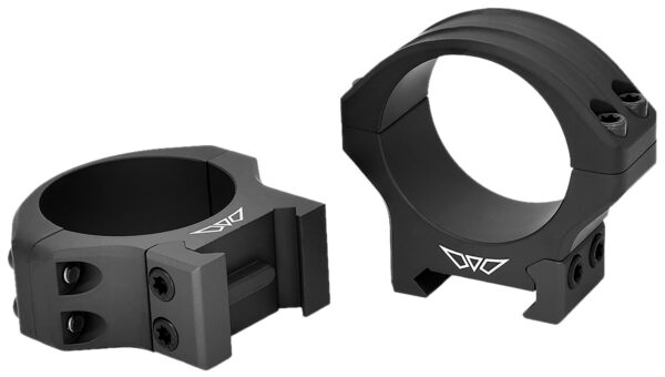 Warne Maxima Horizontal Rings - 34mm, Matte Black Steel