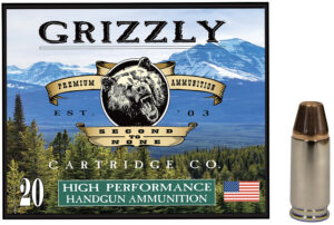 Grizzly Ammo GC9M+P1 9mm+P 124gr Full Metal Jacket Flat Point 20 Per Box/10 Case