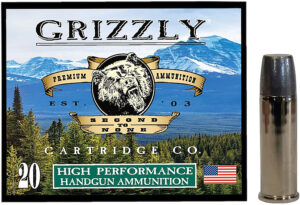 Grizzly Ammo GC44M19 44RemMag 320gr Wide Long Nose Gas Check 20 Per Box/10 Case