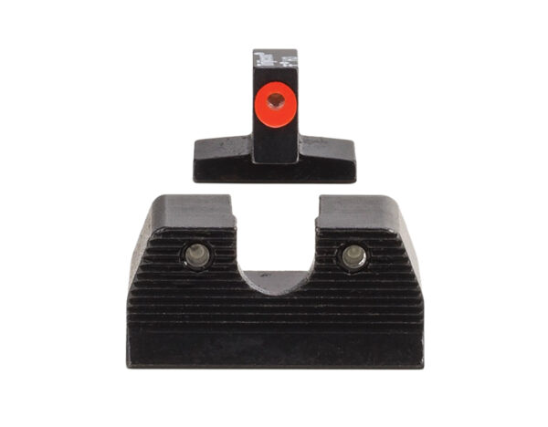 Trijicon 600891 HD XR Night Sight Set Green Tritium/Orange Outline Front, Green Tritium Rear, Black Frame, Fits FN FNP/FNX