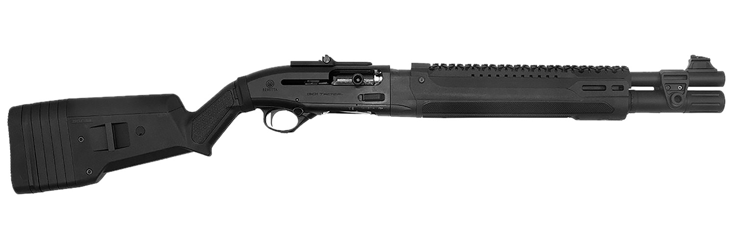 181031.jpg Langdon Tactical Tech LTT1301HBFRMBLK Beretta 1301 3" 7+1 18.50" Black Oxide Heat Shield Barrel, Black Aluminum Receiver w/Picatinny Rail, Black Magpul Polymer Stock, Beretta Patrol Forend