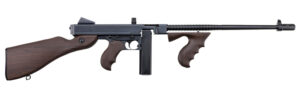 Thompson T5P 1927A-1 .45 Cal 20+1 16.50" Blued Finned Barrel, Blued Receiver, Walnut Grain Polymer Fixed Stock & Grip