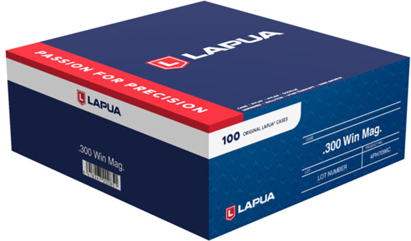 Lapua Unprimed 300 Winchester Magnum Rifle Brass, 100-Count