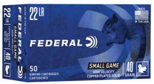 Federal 710 22LR 38gr Copper-Plated Round Nose 50 Per Box/100 Case