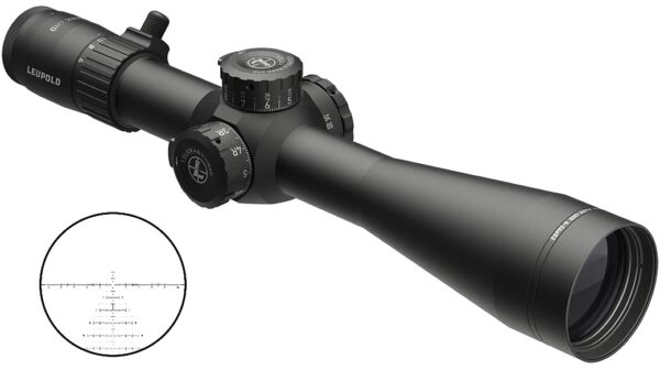 Leupold Mark 4HD 6-24x52 riflescope in matte black with 34mm tube and 52mm objective