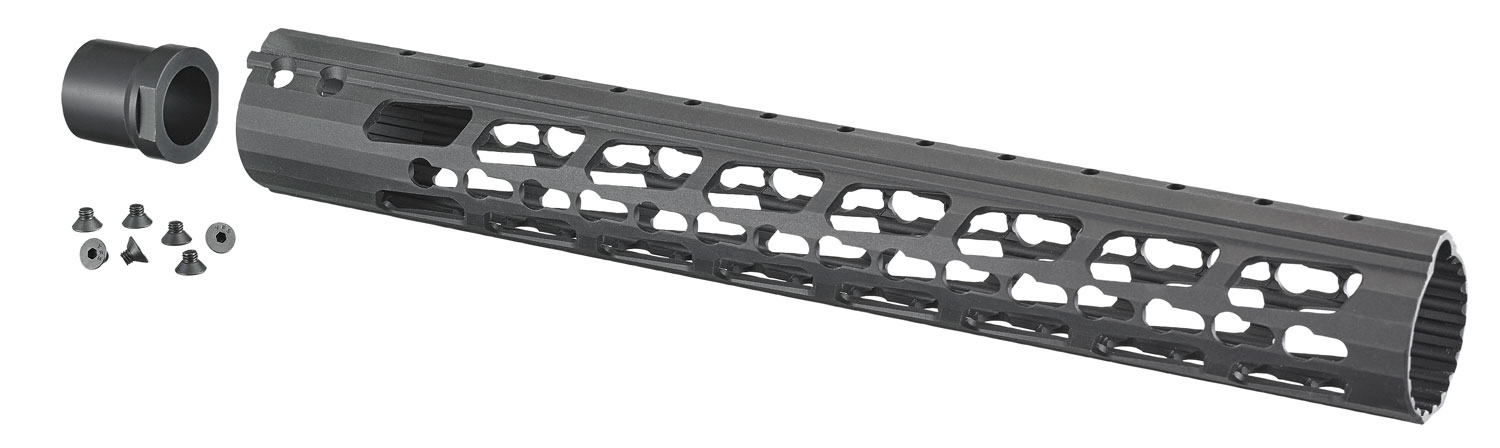 18540.jpg Ruger 90589 Precision Handguard 6005A-T6 Aluminum Black Anodized