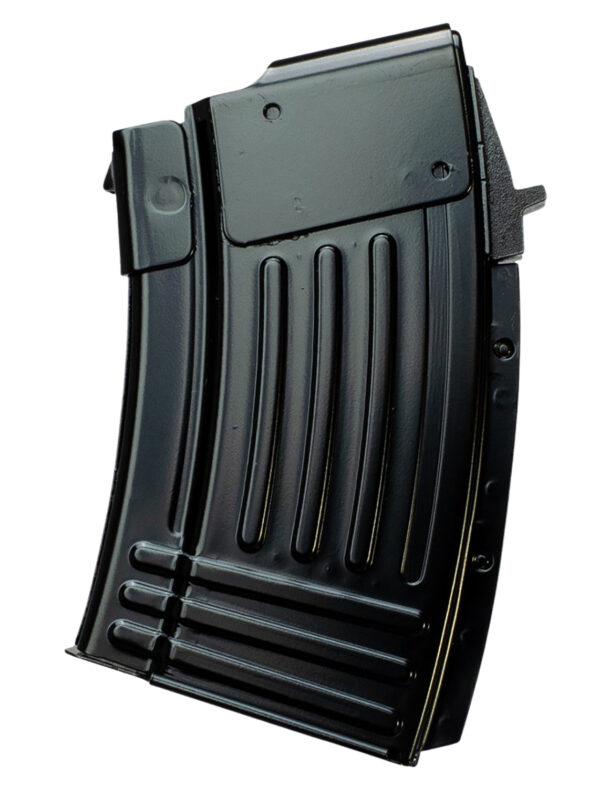 Global Ordnance LLC 810091157381 10rd Fully Ribbed 7.62x39mm Fits AK-47 Black Steel