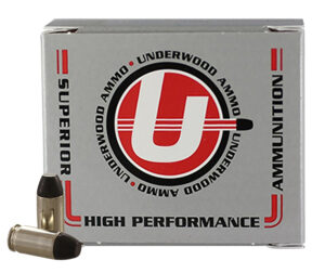 Underwood Ammo 730 380ACP 100gr Hard Cast Flat Nose 20 Per Box/10 Case