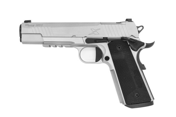 Sig Sauer 1911X Pistol, .45 ACP, 5-Inch, Stainless/Black, Optic Ready, 8-Round