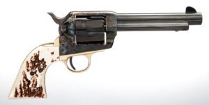 Taylor's & Company Cattleman Revolver, .357 Magnum, 5.5-Inch Barrel, Blued/Stag, 6-Shot