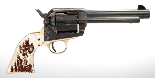 Taylor's & Company Cattleman Revolver, .357 Magnum, 5.5-Inch Barrel, Blued/Stag, 6-Shot