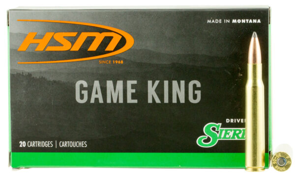 HSM 300RUM13N Game King 300 RUM 180 gr Sierra GameKing Spitzer Boat Tail 20 Per Box/ 20 Case